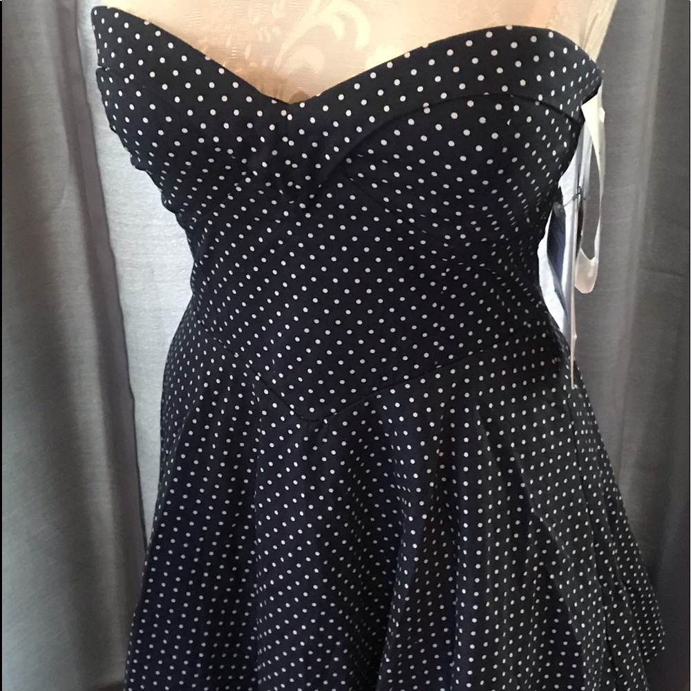 Delicate polka dot mini